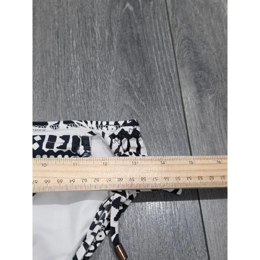 Helen Jon Black and White Bikini USA made Bottom XS A004224